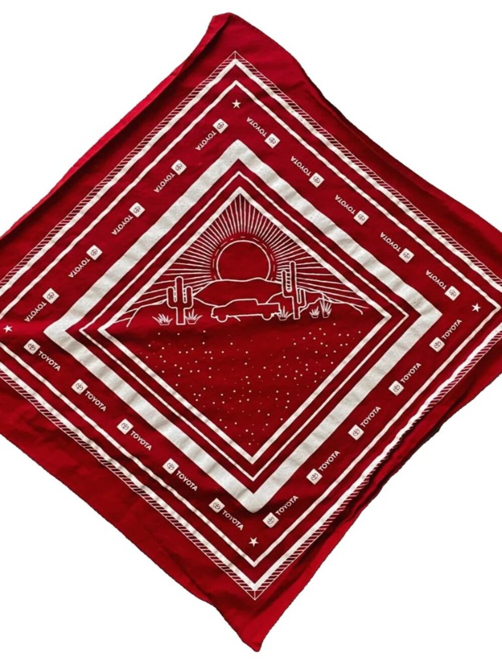 Toyota Tundra Cooling Bandana Red Sun Face Guard Balaclava Scarf Gorpcore Outoor